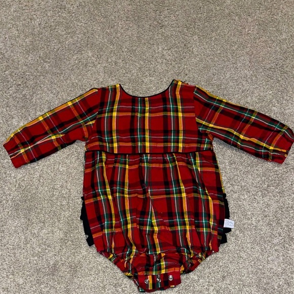 Ruffle Butts Other - RuffleButts Holiday Plaid Bubble Romper